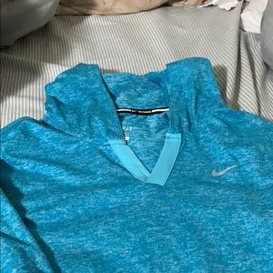 Blue Nike Lightweight Running Hoodie